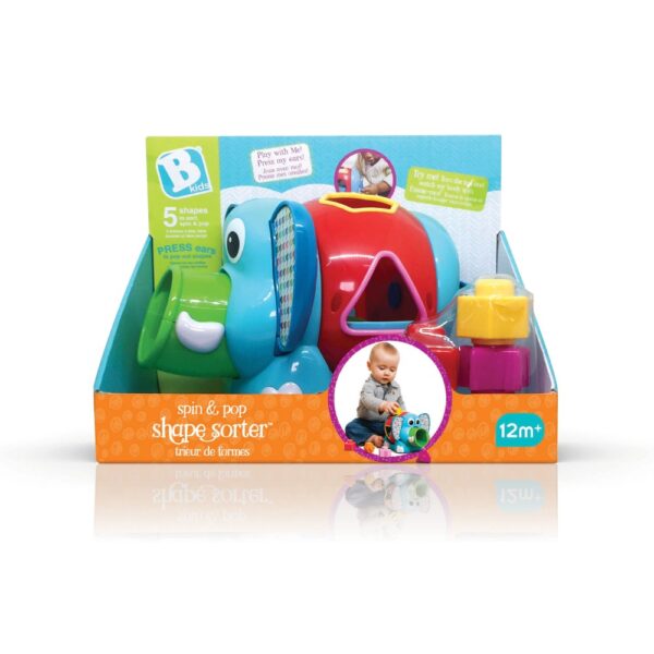 Bkids Jumbo Elephant Shape Sorter, Creative Educational Toy for Toddlers - Image 2