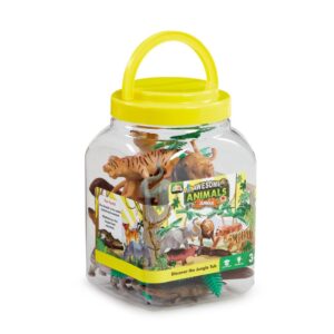 ADDO Awesome Animal Disc Jungle Tub V2 – Jungle Animal Toy Playset | Creative & Educational Toy for Kids