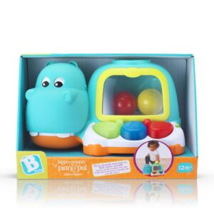 Bkids Hippo‑Poppin’ Piano Pal Creative & Musical Toy for Toddlers