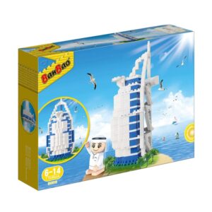 Banbao Arabic Line Burj Al Arab Tobees 341-Piece Landmark Building Set UAE Dubai Icon