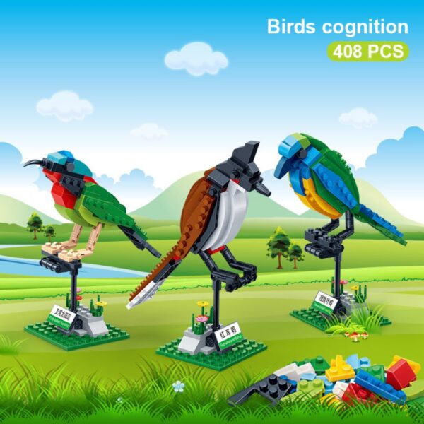 BanBao Birds Brick Set – 408 PCS Educational Building Blocks for STEAM Play - Image 3