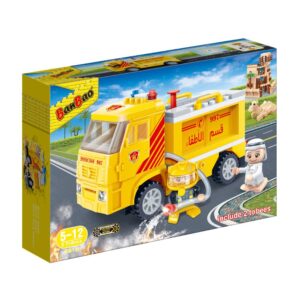 Banbao Arabic Line Fire Truck Tobee & Fireman Building Set