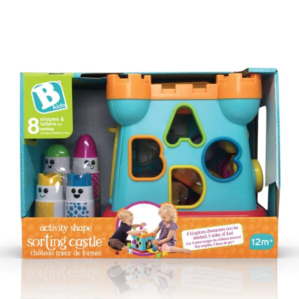 Bkids Activity Shape Sorting Castle Creative Educational Toddler Toy