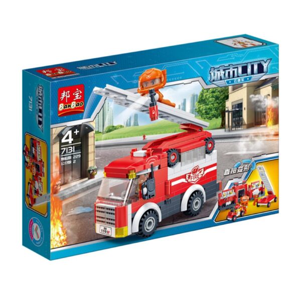 BanBao New City Series 229 PCS – Block Building City Set with Figures