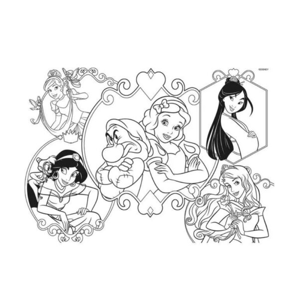 DISNEY PUZZLE MAXIFLOOR 2 X 24 PRINCESS - Image 3