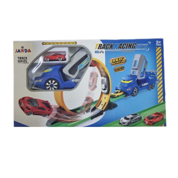Loop Track with Launcher and Car – Interactive Gravity‑Defying Race Garage Playset - Image 4