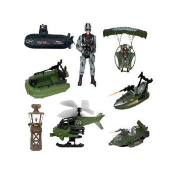 Military Combat Playset Imaginative Military Toy For Kids - Image 2