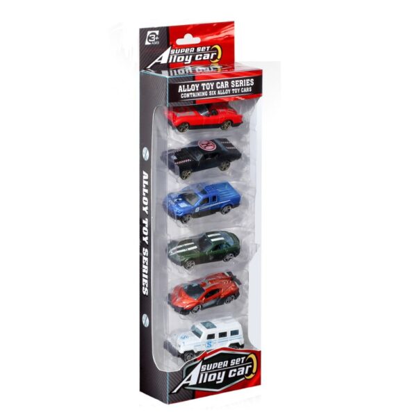 Die Cast Series 6PCS Toy Cars, Realistic Die-Cast Vehicles for Kids & Collectors