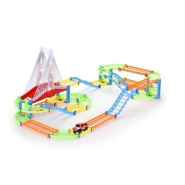 Glow Track Set  Creative Luminous Train Toy for Kids DIY - Image 2