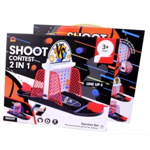 2‑in‑1 Bouncy Basketball Quad Ball, Creative & Educational Toy for Kids