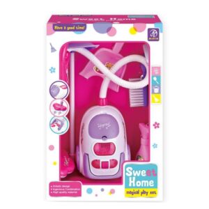 Vacuum & Sanitary Ware Set for Kids Sweet Home Magical Playset Creative Pretend
