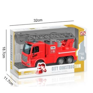 Toy Fire Truck with Lights & Sounds for Kids | Creative Educational Rescue Play