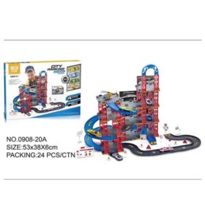 4‑Level Car Park with Elevator – Creative Educational Toy for Kids