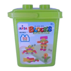 Bucket of Bricks – 52‑Piece Creative Building Set, Bright, Durable, Educational Toy