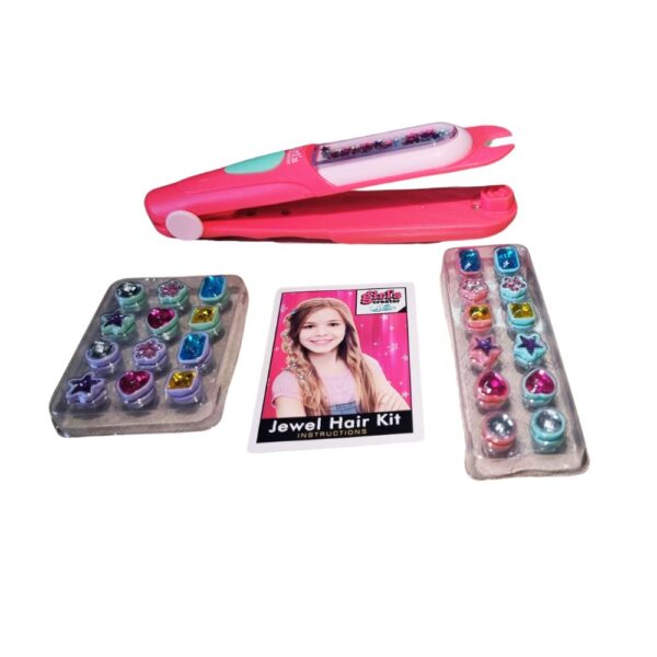 Colorful Diamond Hair Beading Machine Kit for Kids 5+ - Image 5