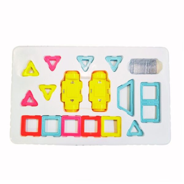 38‑Piece Transparent Magnetic Blocks Set, Creative STEM Toy for Ages 3+ - Image 2
