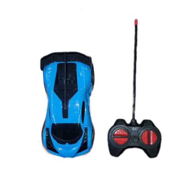 Blue 4‑Channel Bugatti R/C Car – Creative & Educational Toy for Kids - Image 3