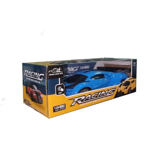Blue 4‑Channel Bugatti R/C Car – Creative & Educational Toy for Kids - Image 4
