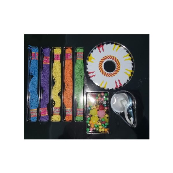 Colourful DIY Beading Set – Bracelet Making Kit for Kids Aged 6+ | Creative Craft Toy - Image 4