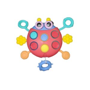 LADYBUG Pull Toy – Eco-Friendly Wooden Pull-Along for Toddlers | Develops Motor Skills & Imagination