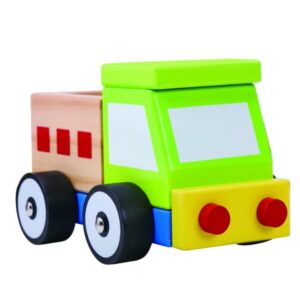 Wooden Green Truck Toy 18 m+ – Non‑Toxic, Eco‑Friendly, Travel‑Ready Fun