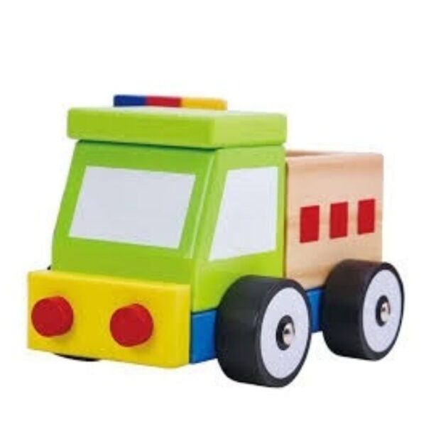 Wooden Green Truck Toy 18 m+ – Non‑Toxic, Eco‑Friendly, Travel‑Ready Fun - Image 2