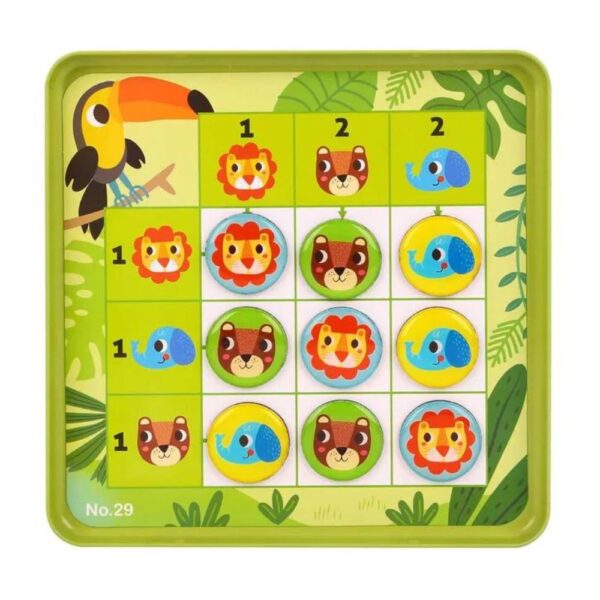 Forest Sudoku Travel Game for Kids – Magnetic, Brain-Boosting Fun - Image 3