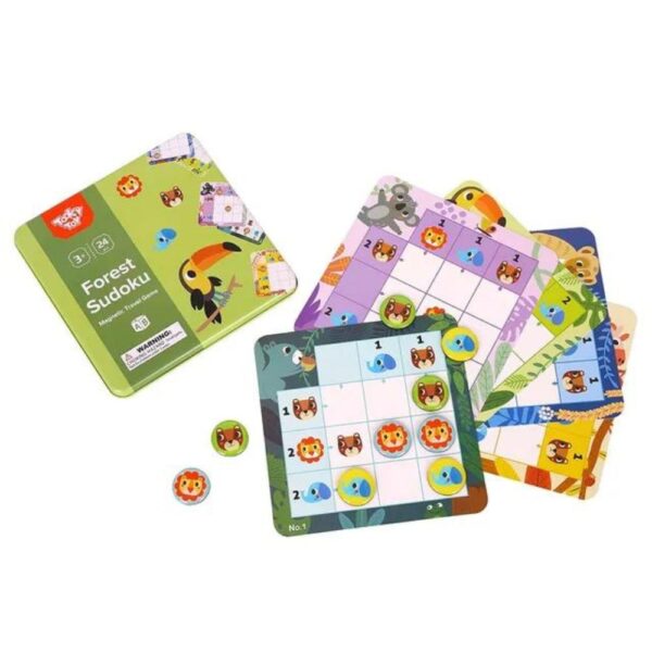 Forest Sudoku Travel Game for Kids – Magnetic, Brain-Boosting Fun - Image 2