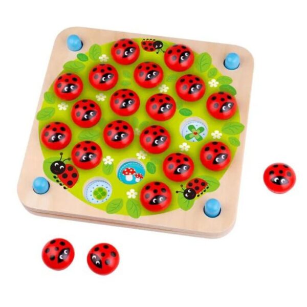 Wooden Ladybug Memory Game for Toddlers – Boost Focus, Memory & Fun - Image 4