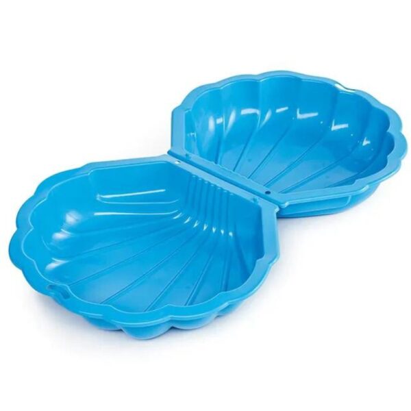 Paradiso Shell Sandpit Blue for Kids – 2‑Piece Water & Sand Play Set - Image 2