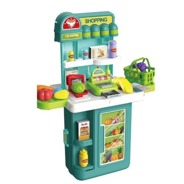 4IN1 Supermarket Trolley Case, Imaginative, Educational Play for Kids - Image 2