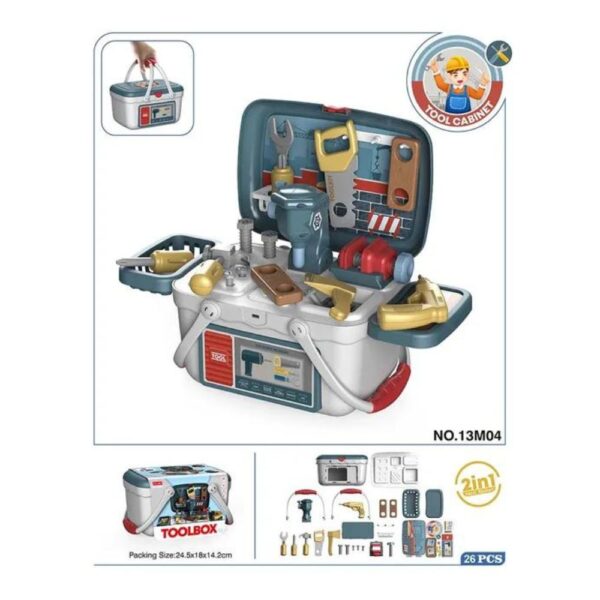 26‑Piece Pretend‑n‑Play Tool Set for Toddlers – Creative Learning Toy - Image 2
