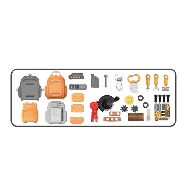 2‑IN‑1 School Bag Engineer Toy Set for Kids Creative STEM Play - Image 3