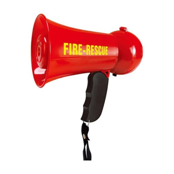 Fire Fighters Megaphone MIC Toy – Role Play Siren & Volume Control for Kids - Image 3
