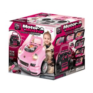 Motor Master Car Pink Creative STEM Toy for Kids Build-and-Play Workshop