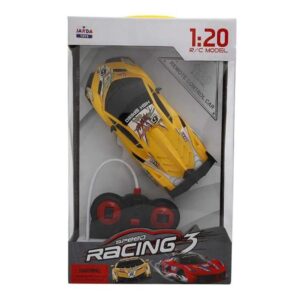 1:20 RC Car Yellow with Lights and Battery Included – Exciting Fun for Kids