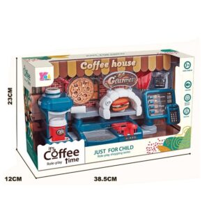 Coffee House Pizza Playset for Creative Eco‑Friendly Role Play Pizza Toy