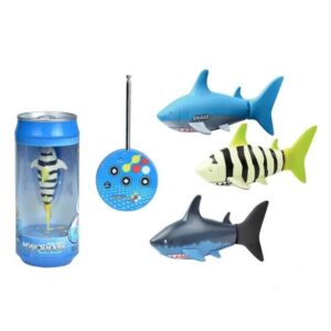 RC Underwater Shark 3ASSTD Mini Remote Control Shark Toy – Splashing Fun, USB Recharge