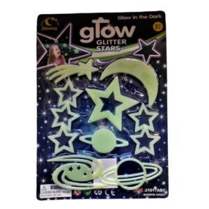 Glow Glitter stars