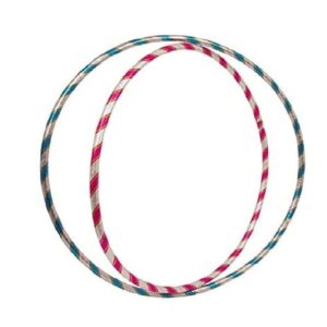 Glitter Hula Hoop 66 cm Portable Fitness Toy Adults & Kids Multicolor