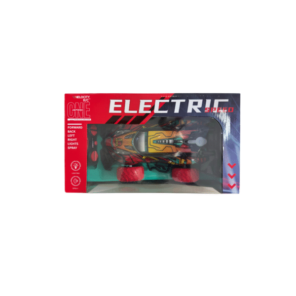 RC Sports Car PVC Shell 1:14 Scale  – LED Lights, Spray & All‑Terrain Tires - Image 4