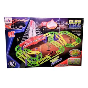 Glow Track Set  Creative Luminous Train Toy for Kids DIY