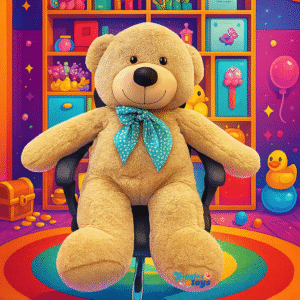 55-Inch Jumbo Bear Supersized Plush – Eco-Friendly Cuddle Buddy for Kids