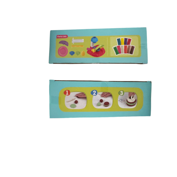 Yummy Cookie Maker Playset for Kids 3+ | 10 Dough Colours, Presser & Accessories - Image 5