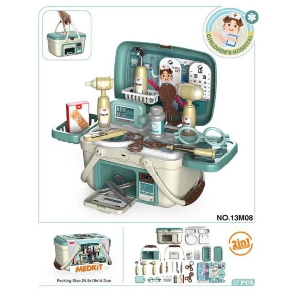 27-Piece Doctor Play Set for Kids | Educational Pretend Play Toy for Toddlers - Image 2