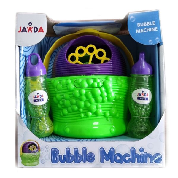 BUBBLE MACHINE WITH REFLECTIVE GREEN MAKER.  Creative Educational Toy for Kids