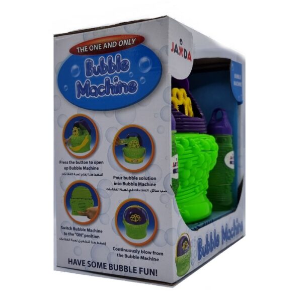 BUBBLE MACHINE WITH REFLECTIVE GREEN MAKER.  Creative Educational Toy for Kids - Image 2