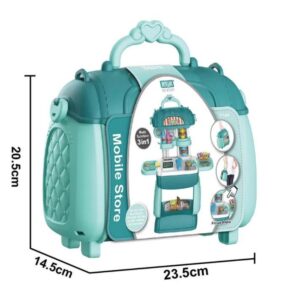 3 IN 1 Mobile Supermarket Play Set for Kids Creative Educational Pretend Play Toy