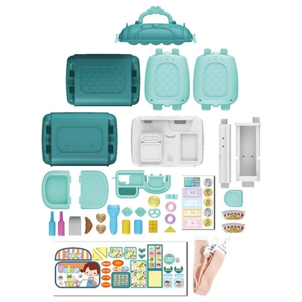 3 IN 1 Mobile Supermarket Play Set for Kids Creative Educational Pretend Play Toy - Image 3