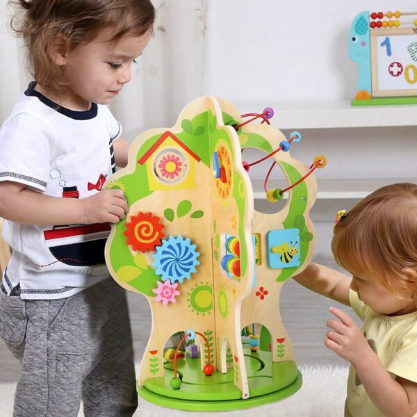 Activity Tree with Rotating Base – Busy Toddler Multi‑Activity Center - Image 3